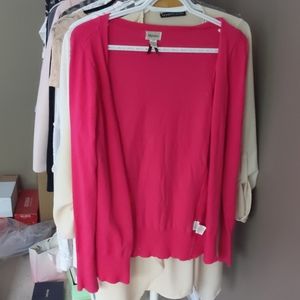 Hot pink cardigan